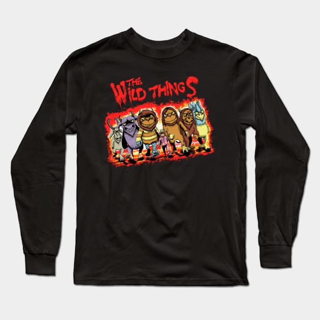 The Wild Things Long Sleeve T-Shirt by Zascanauta